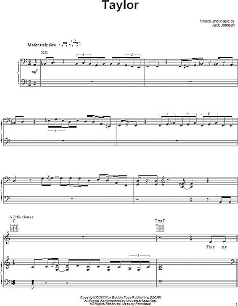 open zoom image for Taylor - Piano/Vocal/Guitar, New, Main