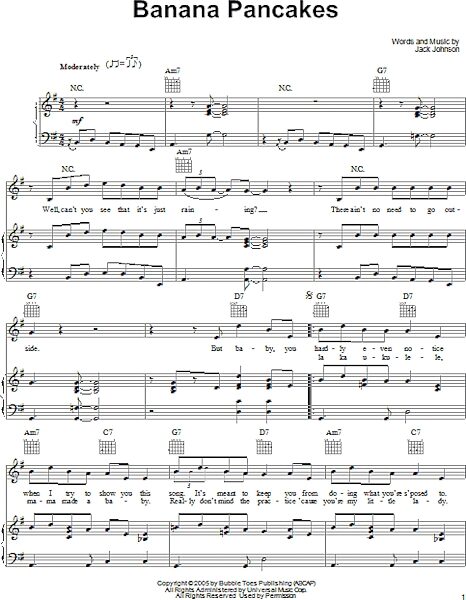 open zoom image for Banana Pancakes - Piano/Vocal/Guitar, New, Main