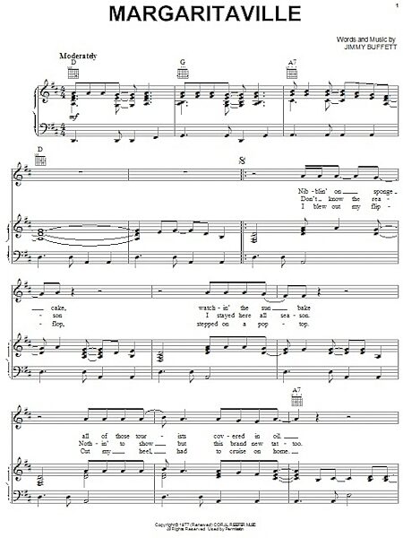 open zoom image for Margaritaville - Piano/Vocal/Guitar, New, Main