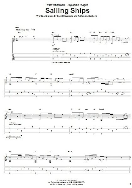 open zoom image for Sailing Ships - Guitar TAB, New, Main