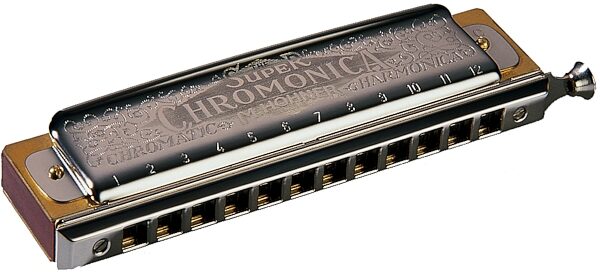 open zoom image for Hohner Super Chromonica Chromatic Harmonica, Key of Bb, Main