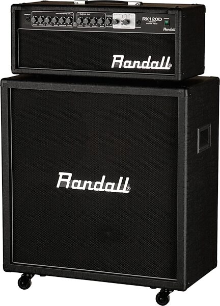 open zoom image for Randall Guitar Amplifier Half Stack with RX120D Head and RX412 Cabinet, Main