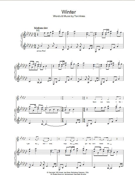 open zoom image for Winter - Piano/Vocal/Guitar, New, Main