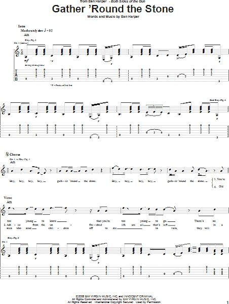 open zoom image for Gather 'Round The Stone - Guitar TAB, New, Main