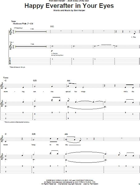 open zoom image for Happy Everafter In Your Eyes - Guitar TAB, New, Main