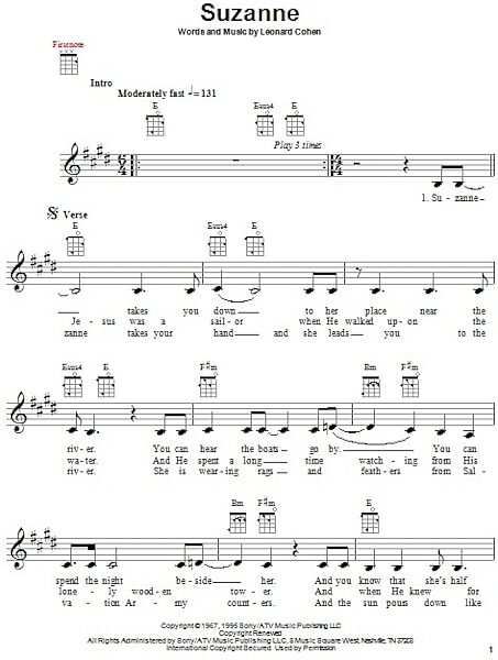 open zoom image for Suzanne - Ukulele, New, Main