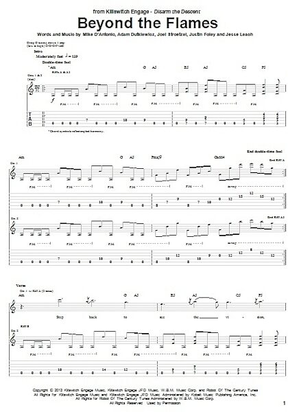 open zoom image for Beyond The Flames - Guitar TAB, New, Main