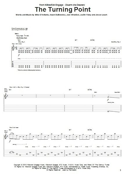 open zoom image for The Turning Point - Guitar TAB, New, Main