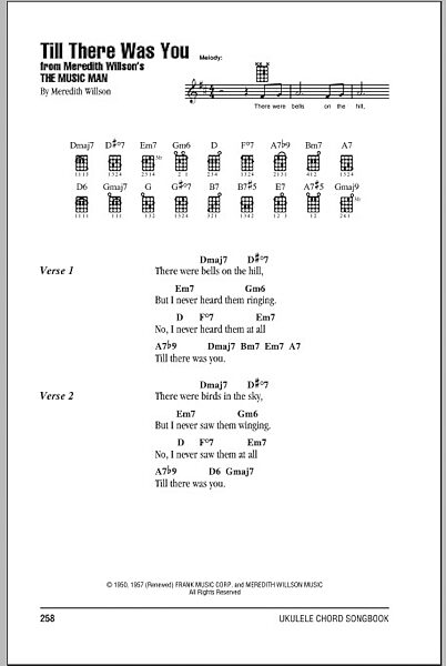 open zoom image for Till There Was You - Ukulele Chords/Lyrics, New, Main