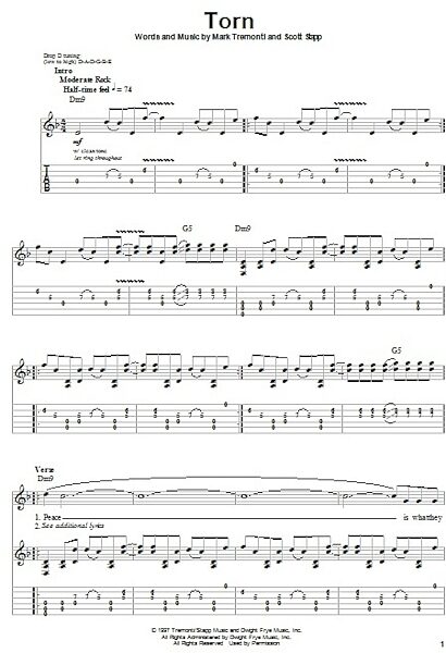 open zoom image for Torn - Guitar Tab Play-Along, New, Main