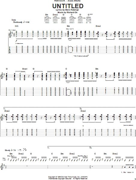 open zoom image for Untitled - Guitar TAB, New, Main