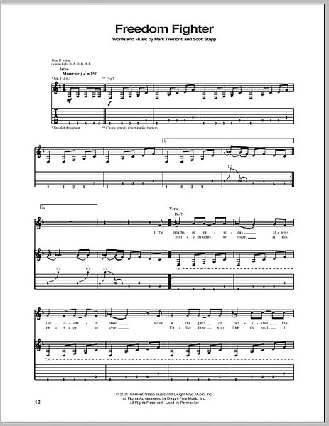open zoom image for Freedom Fighter - Guitar TAB, New, Main