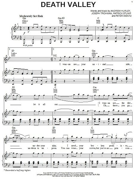 open zoom image for Death Valley - Piano/Vocal/Guitar, New, Main