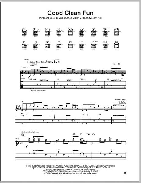 open zoom image for Good Clean Fun - Guitar TAB, New, Main