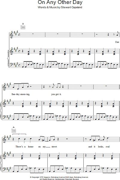 open zoom image for On Any Other Day - Piano/Vocal/Guitar, New, Main