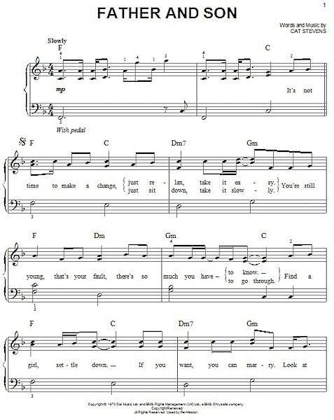 open zoom image for Father And Son - Easy Piano, New, Main