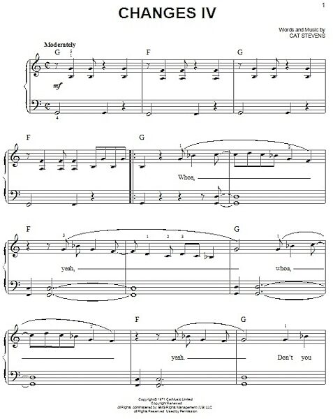 open zoom image for Changes IV - Easy Piano, New, Main