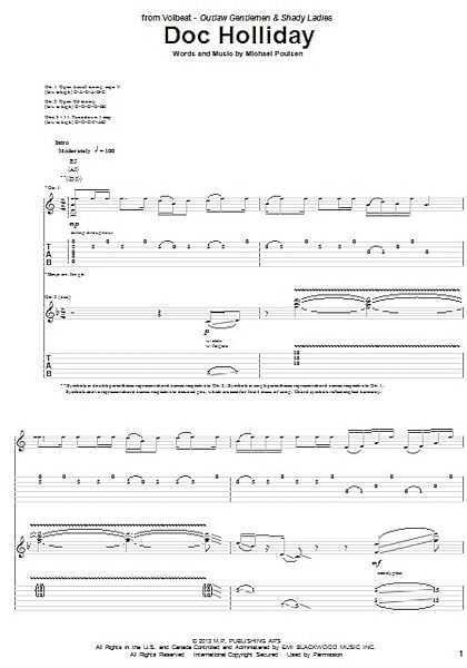open zoom image for Doc Holliday - Guitar TAB, New, Main