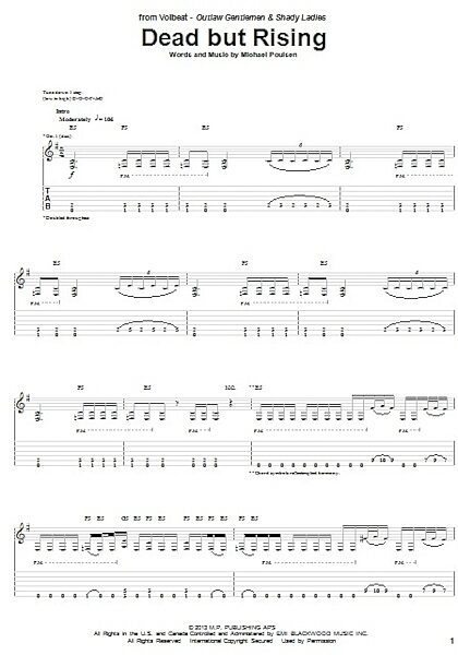 open zoom image for Dead But Rising - Guitar TAB, New, Main