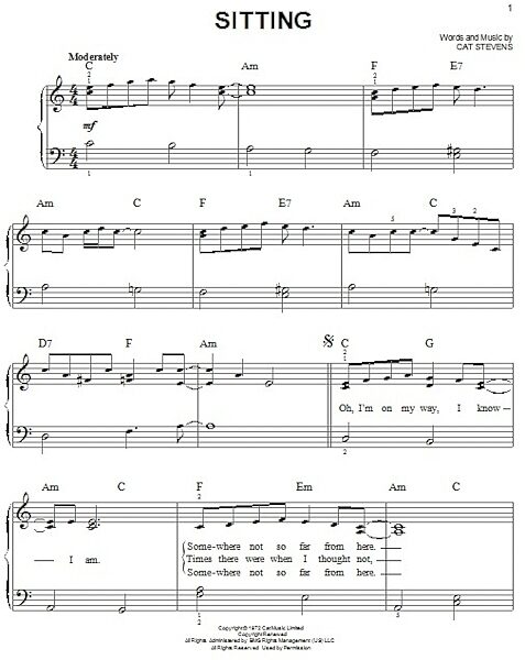 open zoom image for Sitting - Easy Piano, New, Main