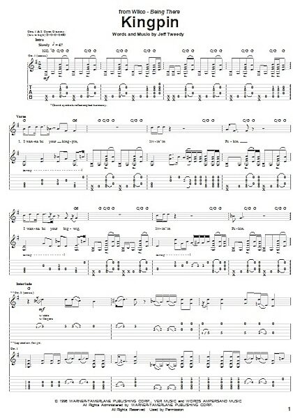 open zoom image for Kingpin - Guitar TAB, New, Main