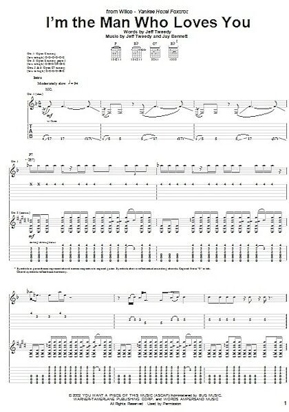 open zoom image for I'm The Man Who Loves You - Guitar TAB, New, Main