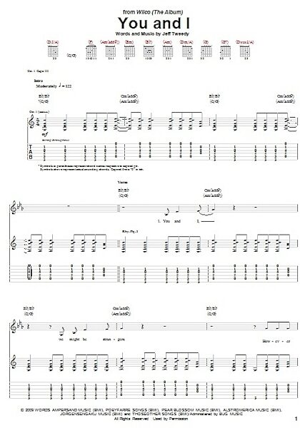 open zoom image for You And I - Guitar TAB, New, Main