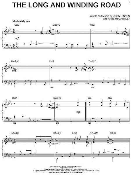 open zoom image for The Long And Winding Road - Piano Solo, New, Main