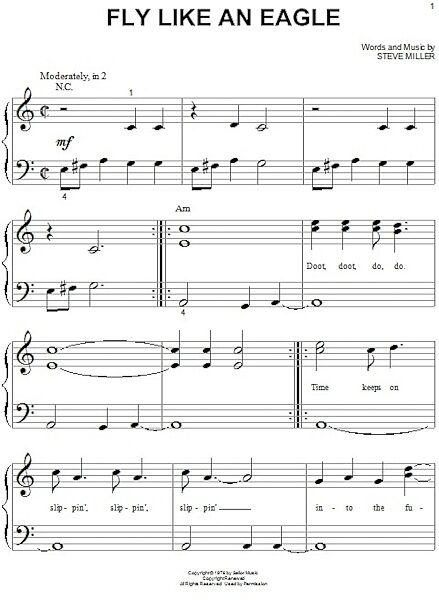 open zoom image for Fly Like An Eagle - Big Note Piano, New, Main