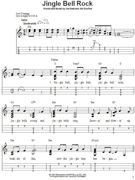 open zoom image for Jingle Bell Rock - Ukulele, New, Main