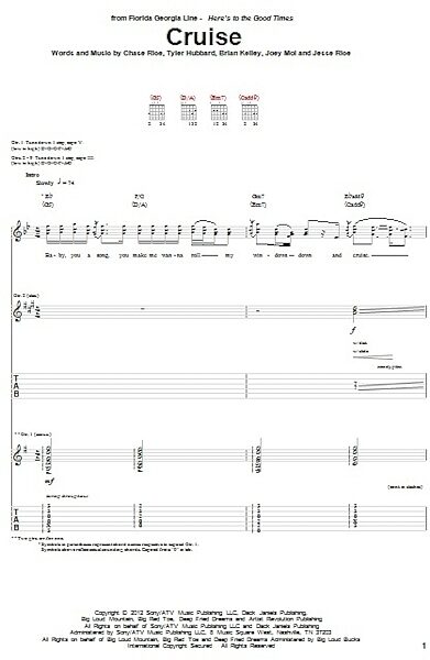 open zoom image for Cruise - Guitar TAB, New, Main