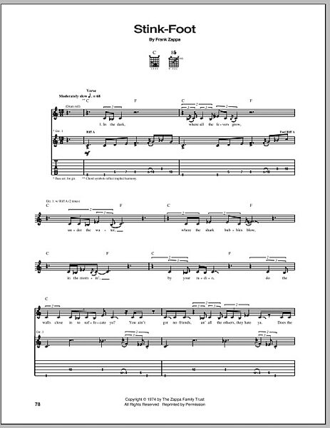 open zoom image for Stink-Foot - Guitar TAB, New, Main