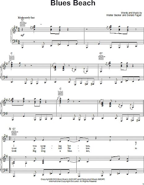 open zoom image for Blues Beach - Piano/Vocal/Guitar, New, Main
