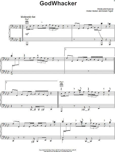 open zoom image for Godwhacker - Piano/Vocal/Guitar, New, Main