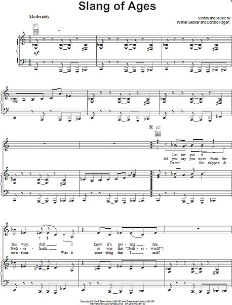 open zoom image for Slang Of Ages - Piano/Vocal/Guitar, New, Main
