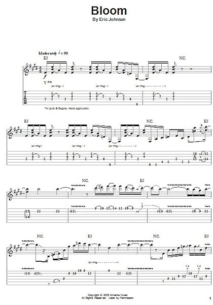 open zoom image for Bloom - Guitar Tab Play-Along, New, Main