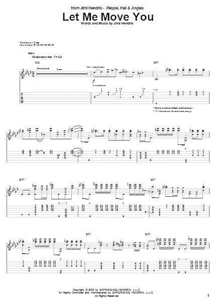 open zoom image for Let Me Move You - Guitar TAB, New, Main