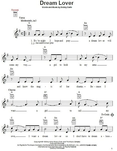 open zoom image for Dream Lover - Ukulele, New, Main