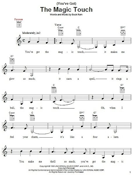 open zoom image for (You've Got) The Magic Touch - Ukulele, New, Main