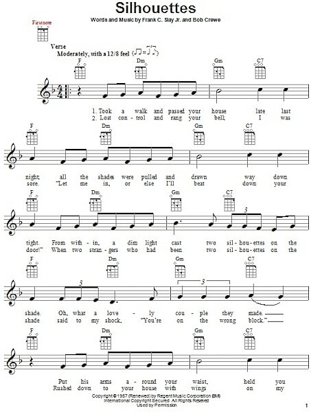 open zoom image for Silhouettes - Ukulele, New, Main