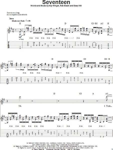 open zoom image for Seventeen - Guitar Tab Play-Along, New, Main