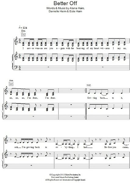open zoom image for Better Off - Piano/Vocal/Guitar, New, Main
