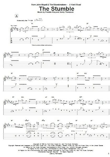 open zoom image for The Stumble - Guitar TAB, New, Main
