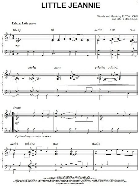 open zoom image for Little Jeannie - Piano Solo, New, Main