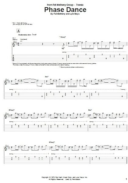 open zoom image for Phase Dance - Guitar TAB, New, Main