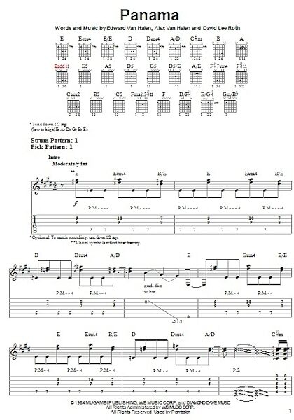open zoom image for Panama - Easy Guitar with TAB, New, Main