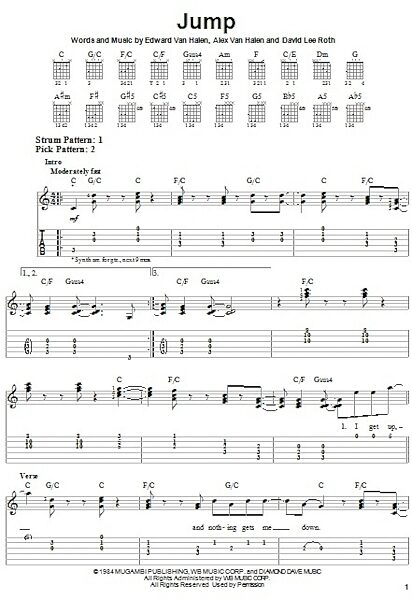 open zoom image for Jump - Easy Guitar with TAB, New, Main