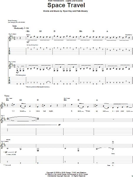 open zoom image for Space Travel - Guitar TAB, New, Main