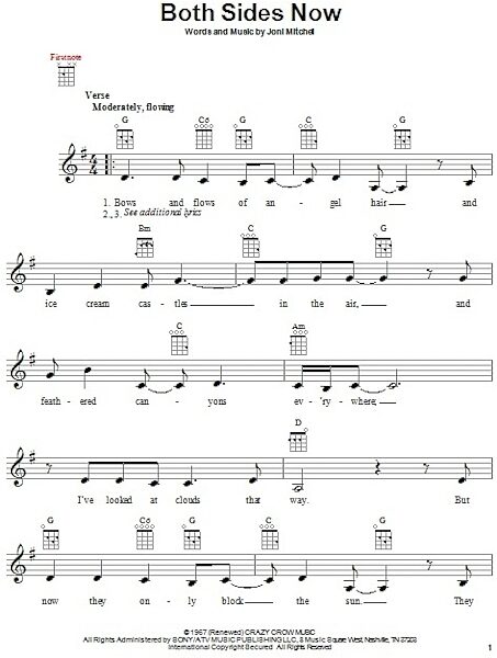 open zoom image for Both Sides Now - Ukulele, New, Main