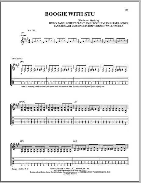open zoom image for Boogie With Stu - Guitar TAB, New, Main
